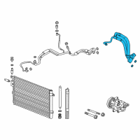 OEM Buick Discharge Hose Diagram - 84508778