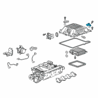 OEM 2009 Cadillac CTS Sensor Diagram - 12592525