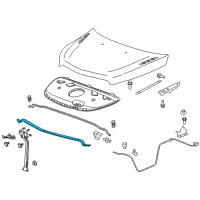 OEM 2016 Buick Enclave Front Weatherstrip Diagram - 22801828