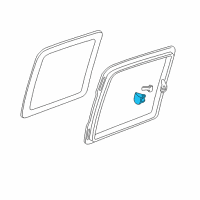 OEM 2007 Chevrolet Silverado 3500 Classic Latch Assembly Diagram - 12474945