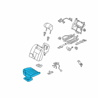 OEM 2005 Infiniti Q45 Cushion Assembly-Rear Seat, R Diagram - 88300-AT920