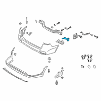 OEM Kia Sorento REFLECTOR/REFLEX Assembly Diagram - 92405C5500