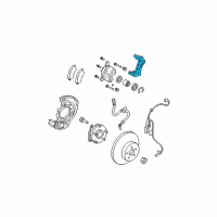 OEM 2009 Toyota RAV4 Caliper Support Diagram - 47721-42091