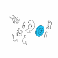 OEM 2006 Chevrolet HHR Rotor Diagram - 19303814