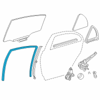 OEM Toyota Corolla Run Channel Diagram - 68142-02160