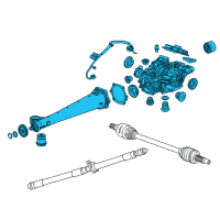 OEM 2019 Chevrolet Traverse Differential Carrier Assembly Diagram - 84462317