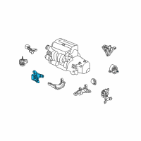 OEM 2003 Honda CR-V Stopper, FR. Engine Diagram - 50840-S7C-000