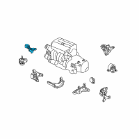 OEM 2003 Honda CR-V Bracket, Side Mounting Diagram - 50823-S9A-013