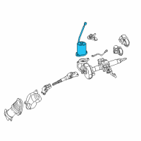 OEM 2014 Toyota Prius C Motor Assembly Diagram - 80960-52090