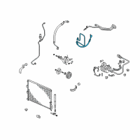 OEM 2008 Honda Civic Hose, Discharge Diagram - 80316-SNC-A02