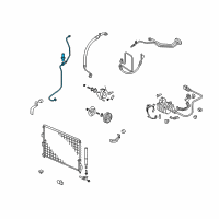 OEM 2011 Honda Civic Pipe, Receiver Diagram - 80341-SNC-G01