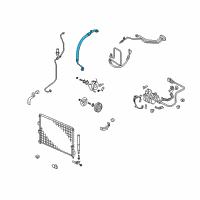 OEM 2008 Honda Civic Hose, Suction Diagram - 80312-SNC-A01