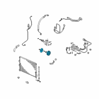 OEM 2010 Honda Civic Clutch Set, Compressor Diagram - 38900-RMX-A01