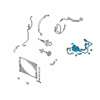 OEM Honda Compressor Diagram - 38810-RMX-A02