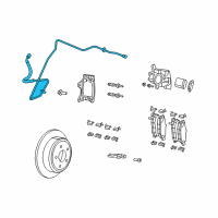 OEM 2009 Jeep Liberty TUBE/HOSE-Brake Diagram - 52109855AG