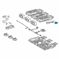 OEM Toyota Prius C Upper Cover Plug Diagram - G3834-48010