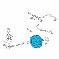 OEM 2016 Hyundai Genesis Booster Assembly-Brake Diagram - 59110-B1000