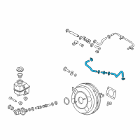 OEM 2016 Hyundai Genesis Hose Assembly-Brake Booster Vacuum Diagram - 59130-B1010
