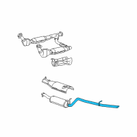 OEM 2004 Ford Expedition Extension Pipe Diagram - 4L1Z-5K238-AA