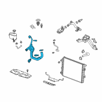 OEM GMC Radiator Outlet Hose (Lower) Diagram - 25841843