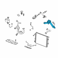 OEM 2010 Chevrolet Silverado 2500 HD Thermostat Housing Diagram - 98082690