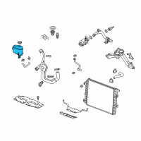 OEM 2007 GMC Sierra 2500 HD Reservoir Diagram - 15120611