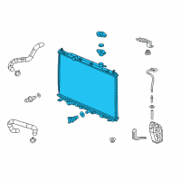 OEM 2016 Honda CR-V Radiator Complete Diagram - 19010-5LA-A51