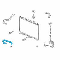 OEM Honda CR-V Hose, Water Lower Diagram - 19502-R5C-A00