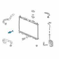 OEM 2016 Honda CR-V Sensor Assembly, Water Temperature (Ntcl) Diagram - 37870-RZA-007