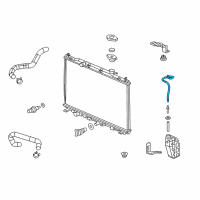 OEM 2015 Honda CR-V Hose A, Reserve Ta Diagram - 19103-R5A-A00