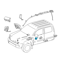 OEM 2007 Toyota RAV4 Discriminating Sensor Diagram - 89178-33020