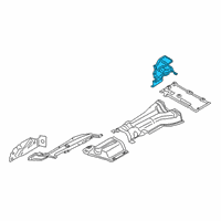 OEM BMW X3 Heat Insulation, Rear Silencer, Right Diagram - 51-48-7-394-802
