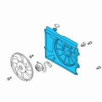 OEM Hyundai SHROUD-Radiator Diagram - 25350-J3140