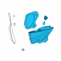 OEM 2013 BMW 535i GT xDrive Rear Light In Trunk Lid, Left Diagram - 63-21-7-199-637