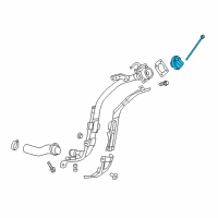 OEM Kia Fuel Filler Cap Assembly Diagram - 31010E6800