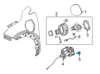 OEM 2022 Chevrolet Blazer Horn Bolt Diagram - 11588713