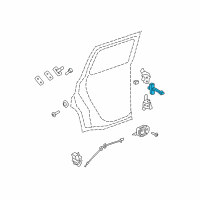 OEM 2011 Chevrolet HHR Door Check Diagram - 25875215