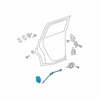 OEM 2008 Chevrolet HHR Lock Diagram - 25811543