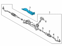 OEM Nissan Heat Insulator-Steering Diagram - 48382-6RR1A