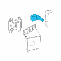 OEM 2010 GMC Savana 2500 Crankshaft Sensor Diagram - 97365037