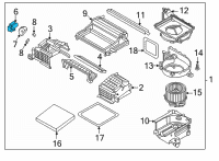 OEM 2022 Hyundai Ioniq 5 ACTUATOR ASSY-INTAKE Diagram - 97124-GI000