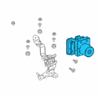 OEM 2019 Lexus ES350 ACTUATOR Assembly, Brake Diagram - 44050-33810