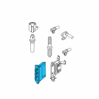 OEM Ford Explorer Sport Trac ECM Diagram - 9L2Z-12A650-GHRM