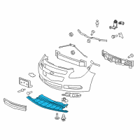 OEM 2008 Chevrolet Malibu Splash Shield Diagram - 15826166