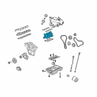 OEM Cadillac SRX Intake Manifold Diagram - 19371505