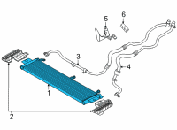 OEM 2021 BMW M440i xDrive ENGINE OIL COOLER Diagram - 17-21-8-666-121