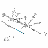 OEM 2019 Hyundai Sonata Rack Assembly-Power Steering Gear Box Diagram - 57710-D4100