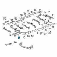 OEM 2019 Toyota Tacoma Mount Bracket Diagram - 51701-04011