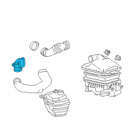 OEM 2000 Toyota Corolla Inlet Duct Diagram - 17752-0D010