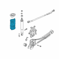 OEM 2017 Ram 2500 Front Coil Spring Diagram - 68172125AB